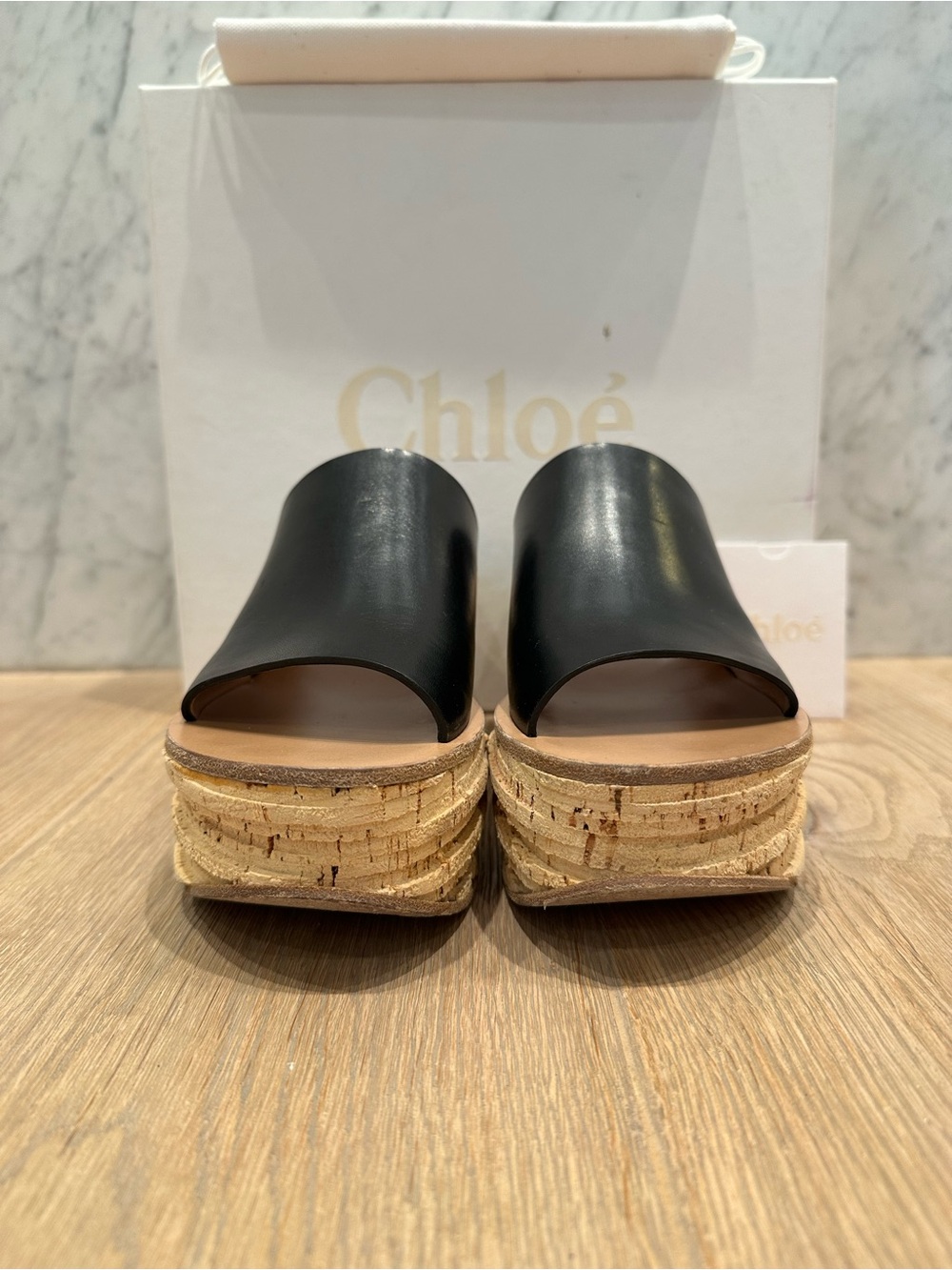 Chloe Cork Flatform - Picture 3 of 12